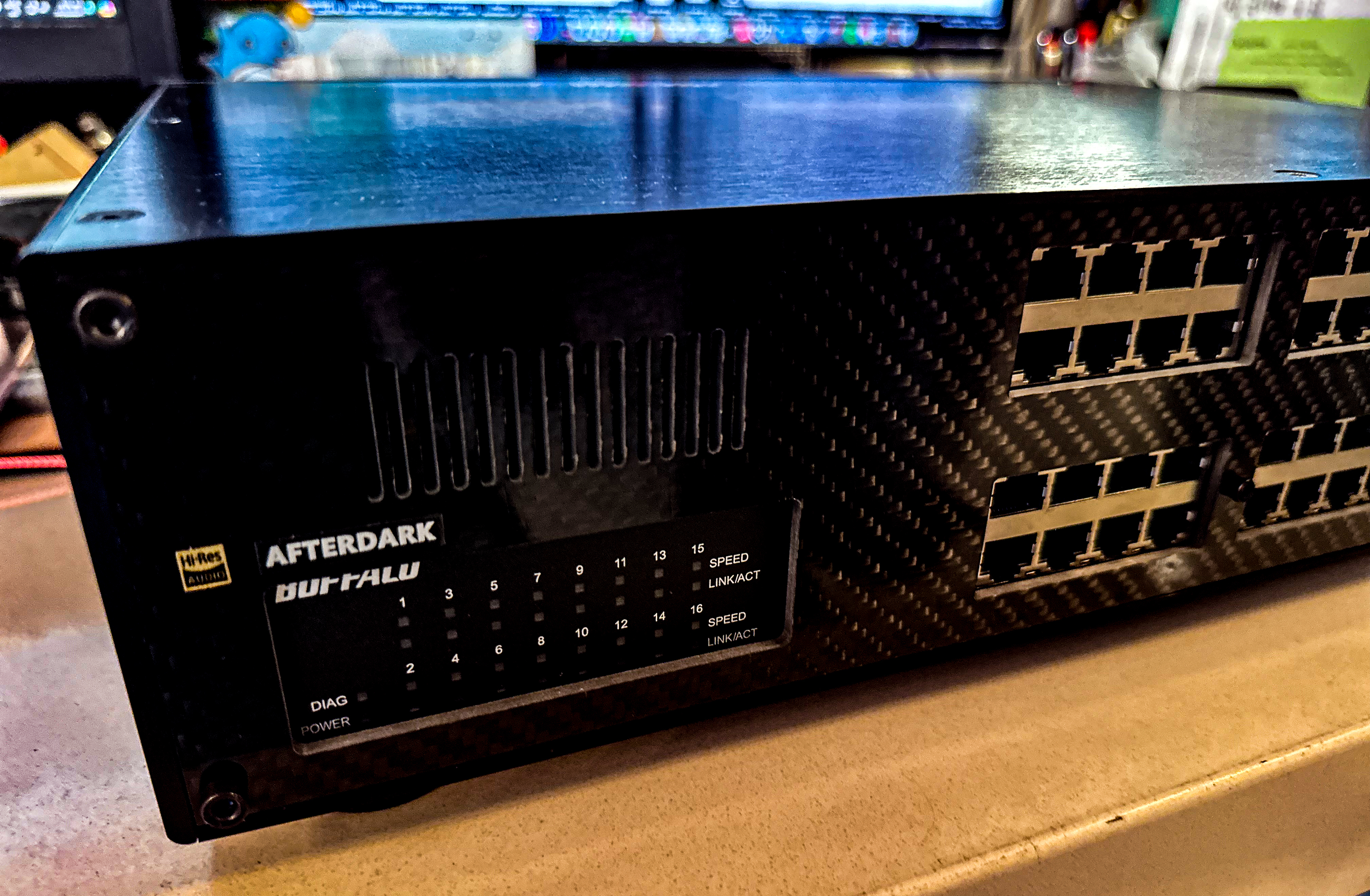 The development of Buffalo BS-GS2016 SFP+ 10G Cascade x Giesemann