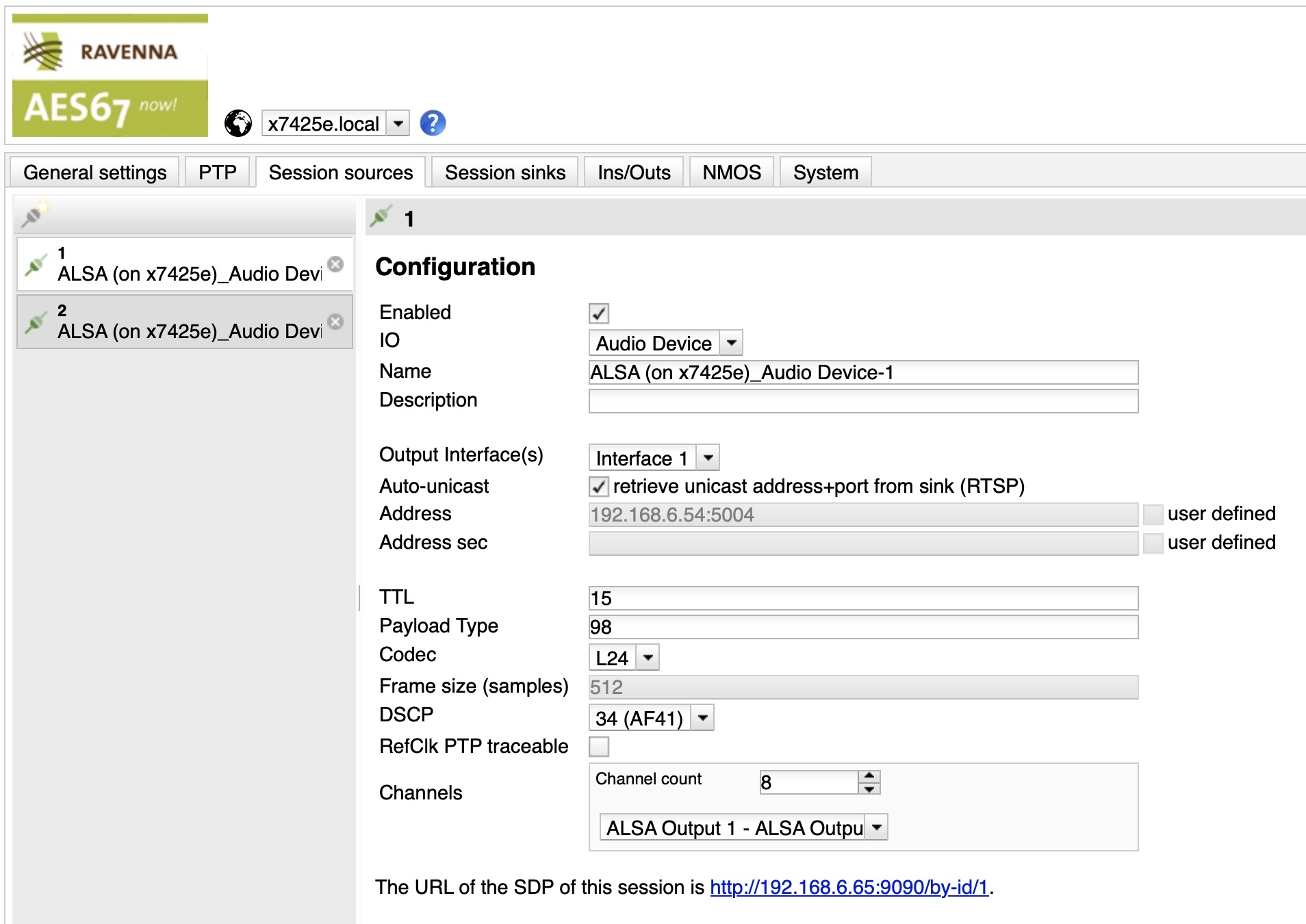 Need Help With Ravenna drivers in Audio Linux - Networking