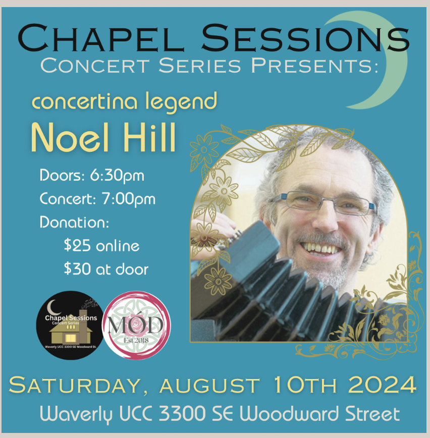 Noel Hill in concert in Portland, Oregon