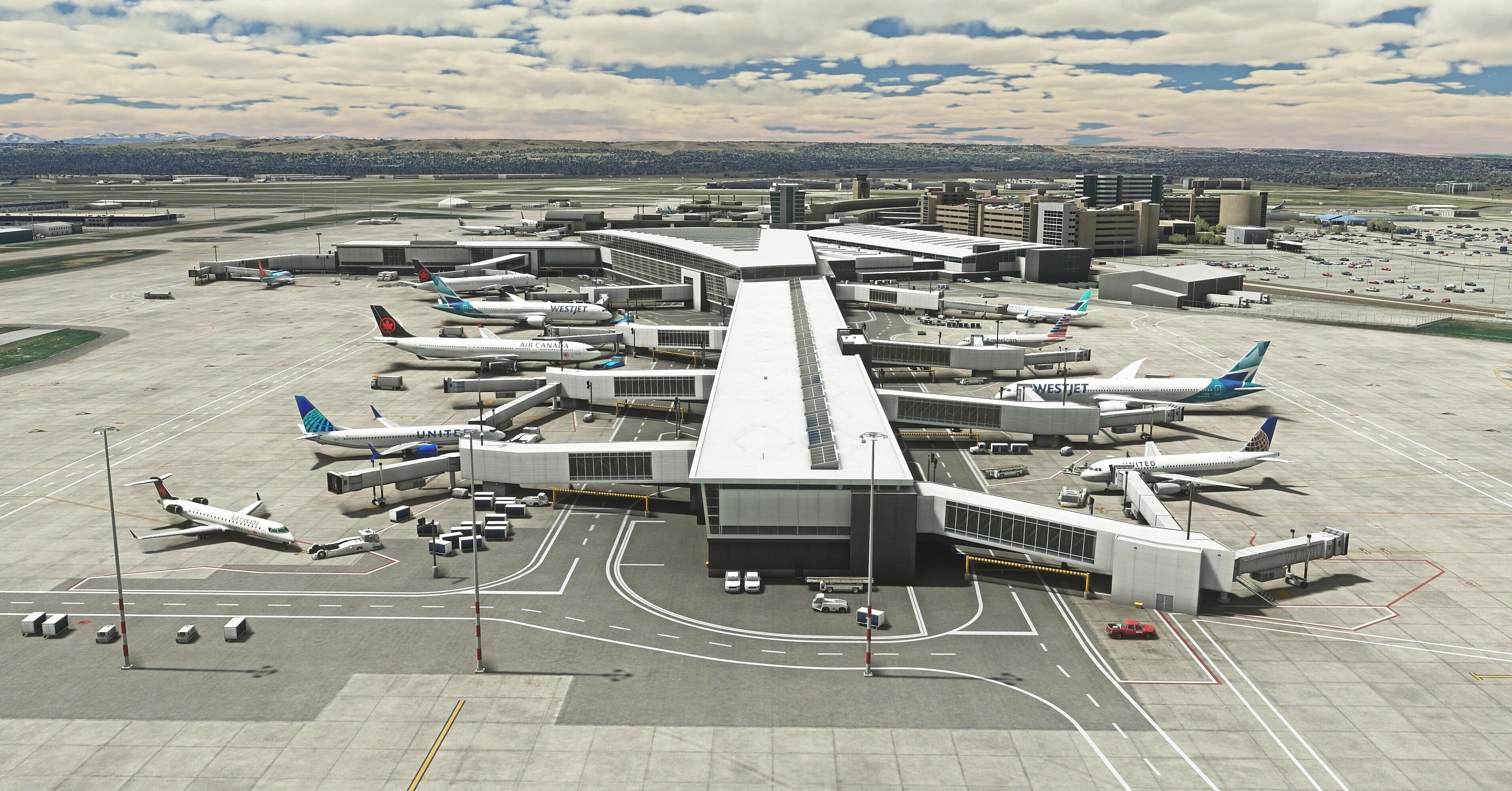 FSimStudios CYYC Calgary International Airport is now available for