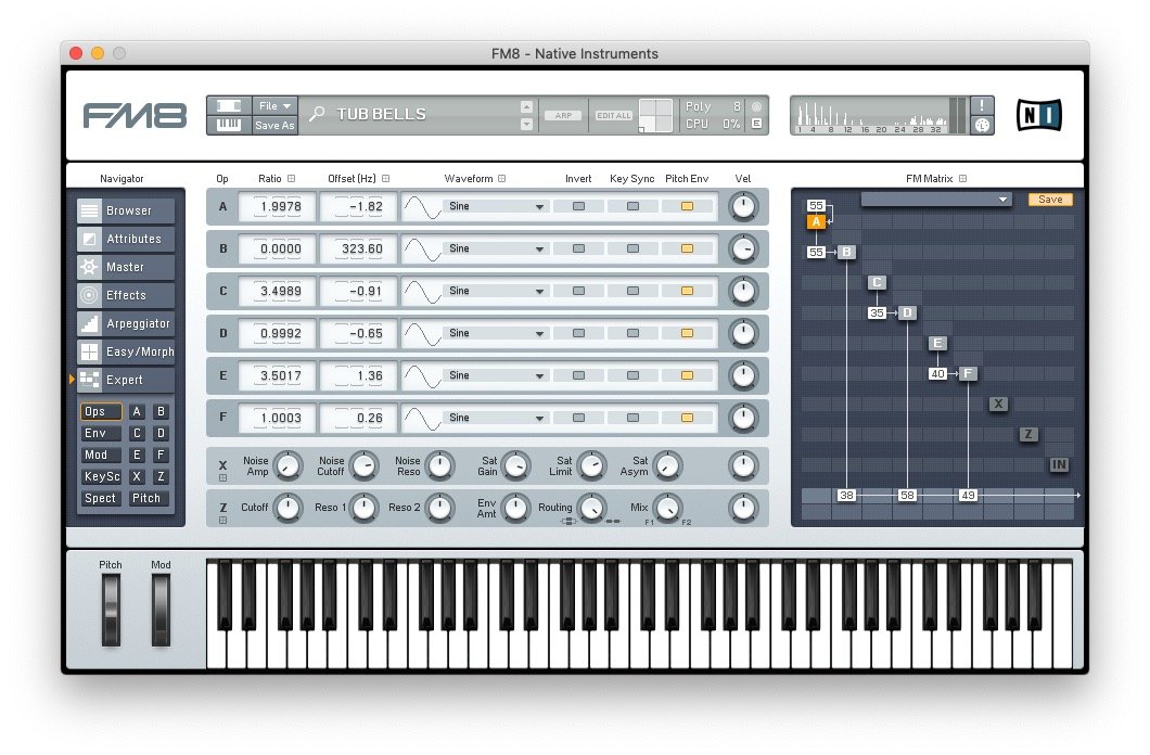 Trying to find a virtual instrument that emulates the Yamaha TX802