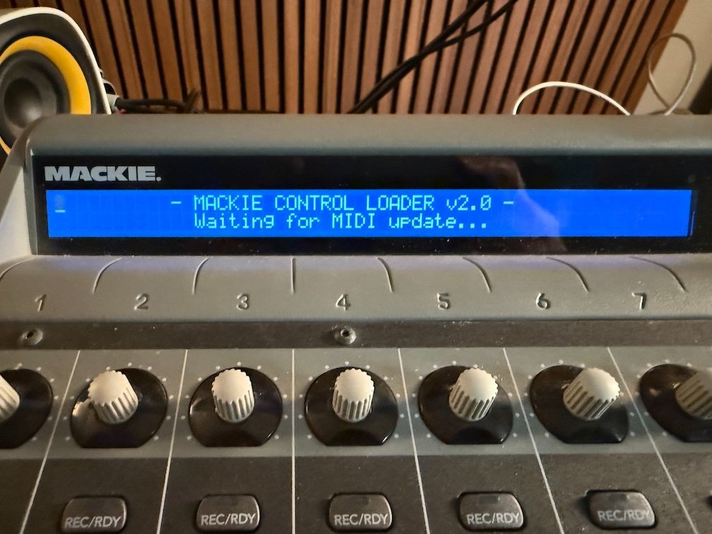 Mackie Control Puzzler - Logic receives midi and responds