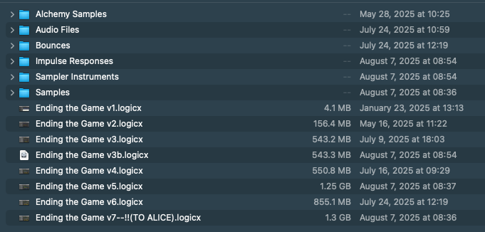 Logic projects are huge! - Logic Pro - Logic Pro Help