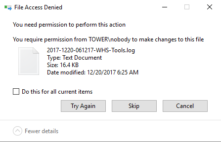 Can&rsquo;t Delete Files through Share - General Support - Unraid