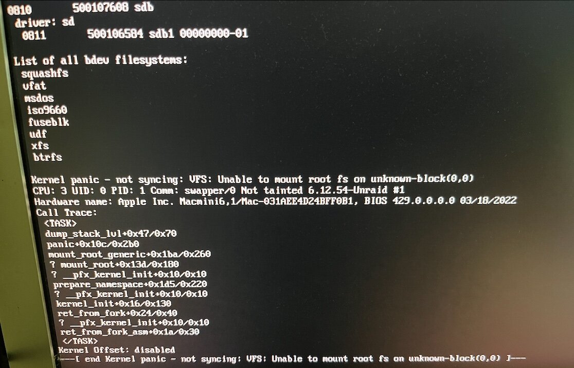 Kernel panic after update to 7.2 - General Support - Unraid