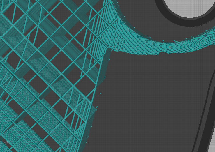 Bug: Useless little dots on first layer when using Gradual Support ...