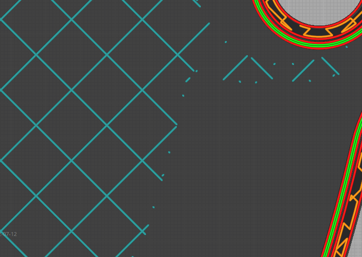Bug: Useless little dots on first layer when using Gradual Support ...