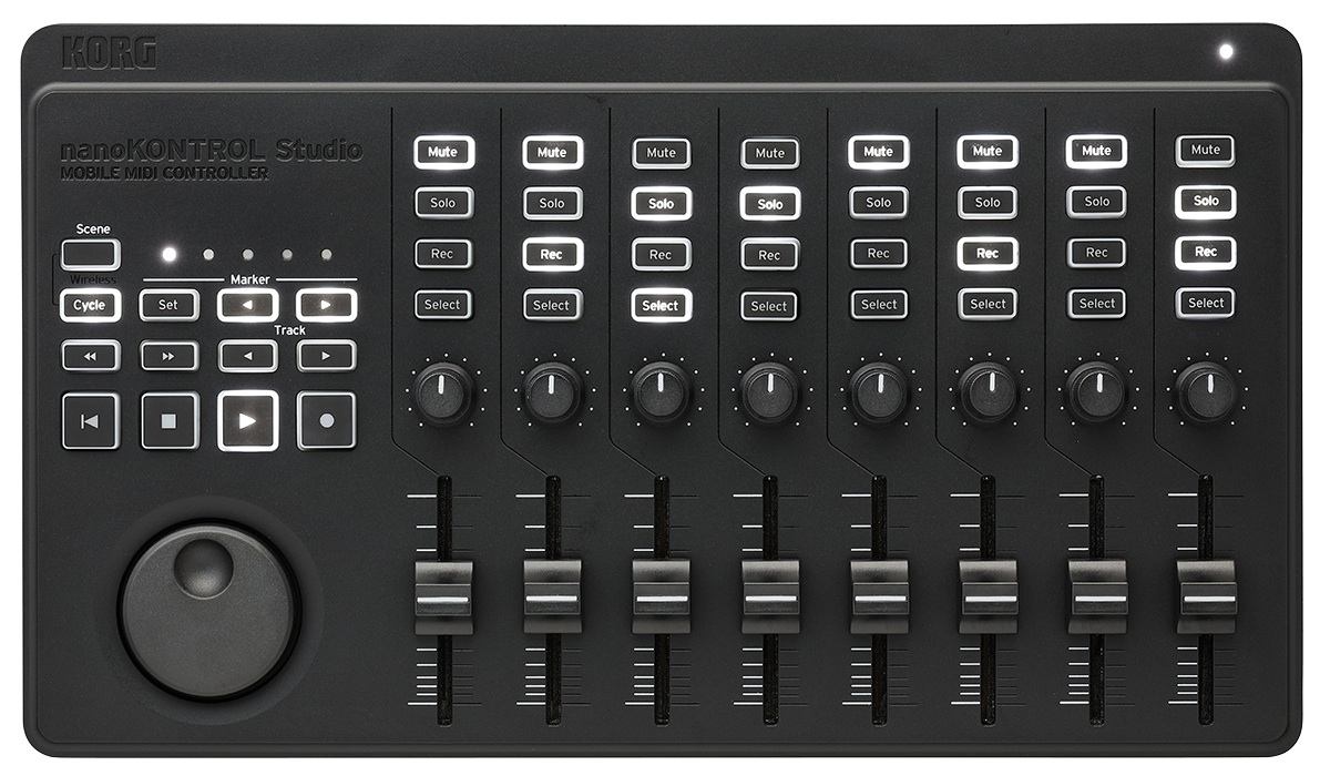 KORG nanoKONTROL Studio MIDIコントローラー Korg nanoKONTROL Studio Mobile MIDI Controller - Recording