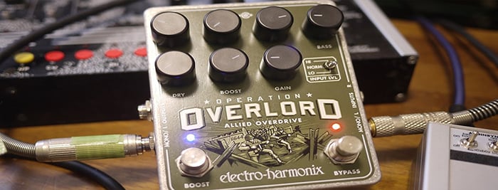 Electro-Harmonix Operation Overlord Allied Overdrive Effect Pedal