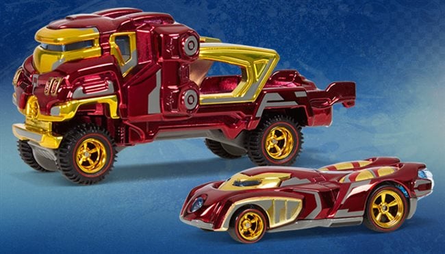 Hot Wheels Marvel® Iron Man & Hulk Buster Vehicles 7/18 - Public