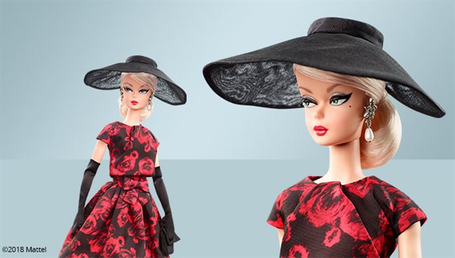 Elegant rose cocktail silk stone deals Barbie