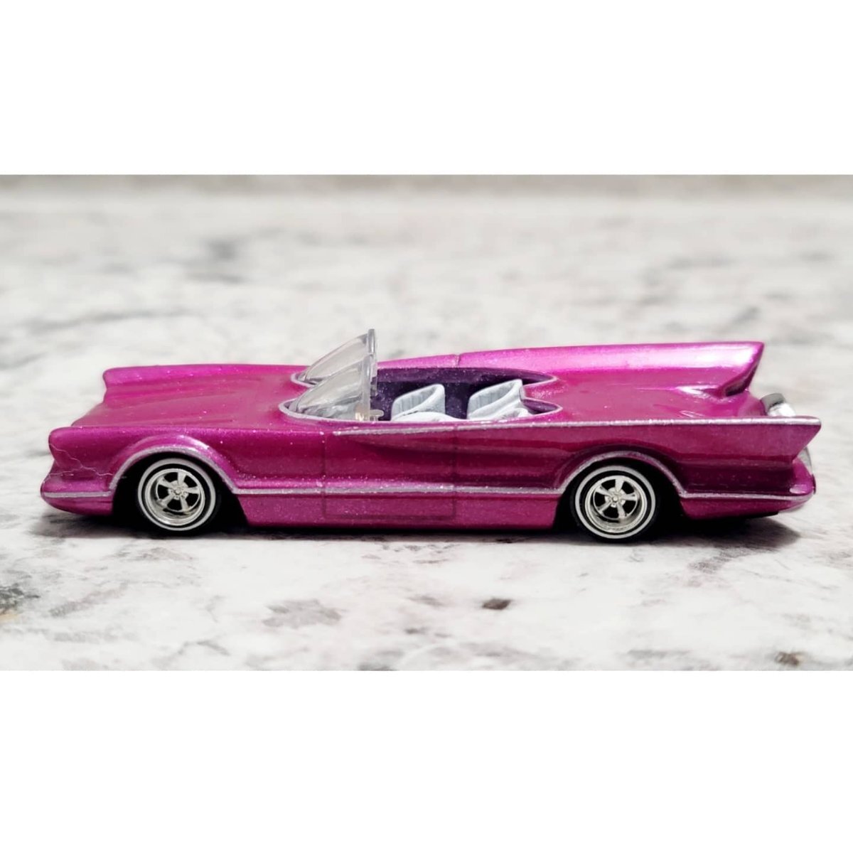 Hot wheels pink batmobile on sale