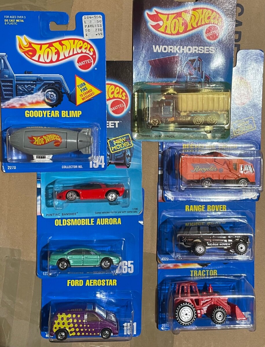 Old blue card arrivals eBay Hot Wheels Locator Finds Mattel Creations