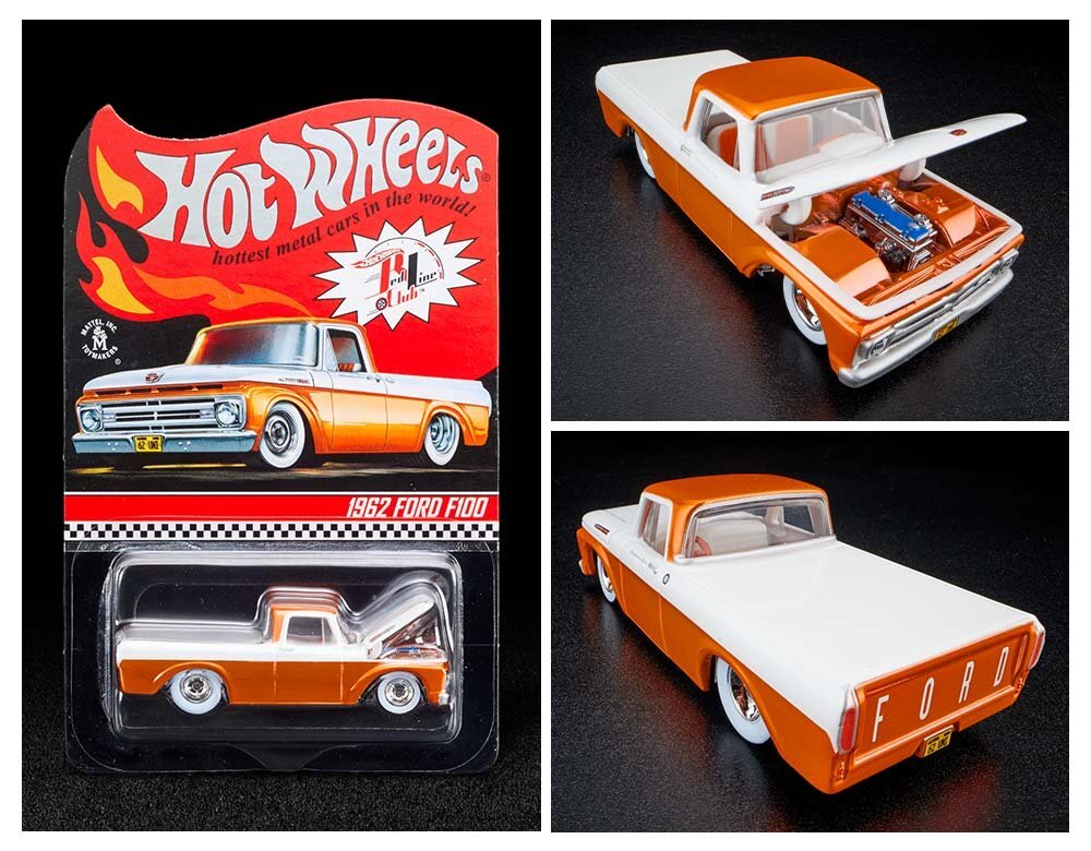 Newest Hot wheels RLC 1962 Ford F100 1,568/30,00