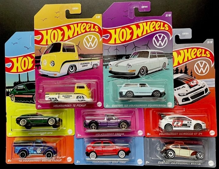 Hot Wheels 2024 2022 Volkswagen Set - Plus Bonus Hot Wheel - Walmart Exclusive