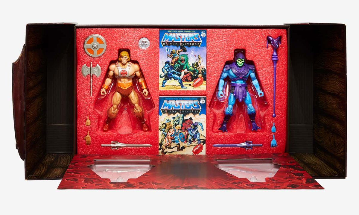 MOTU Heman vs Skeletor sold 40th Anniversary 2 Pack SDCC 2022