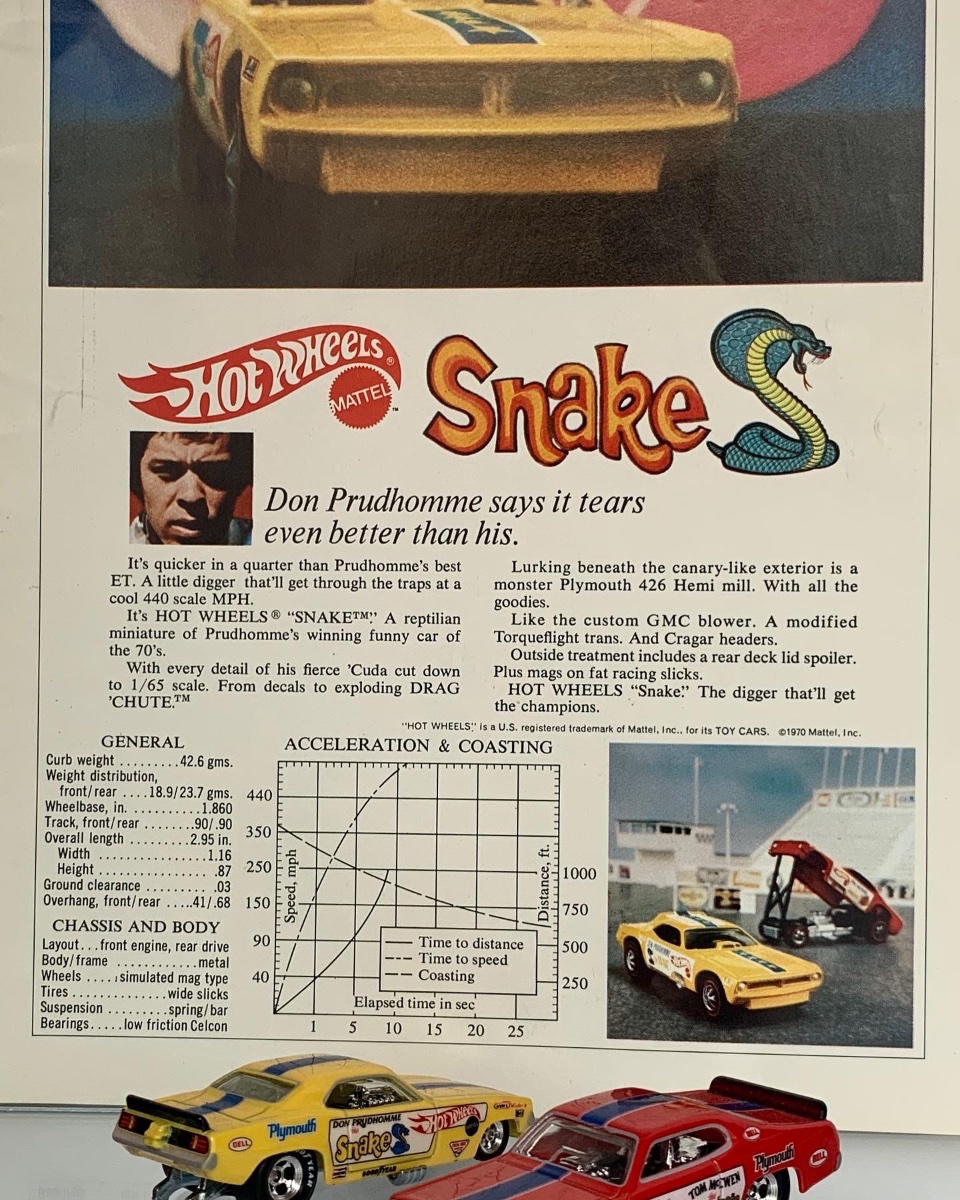 1970 hot wheels snake and mongoose online