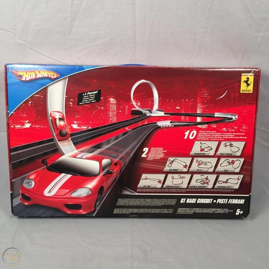 HOT WHEELS GT RACE CIRCUIT PISTE FERRARI Manual guide HWiD Monster Trucks and Other Specialty Products Mattel Creations