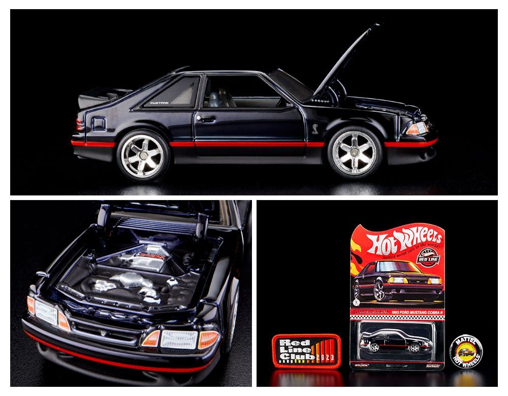 2023 Hot Wheels RLC Membership Car 1993 Ford Mustang Cobra buy R Black Order Confirm