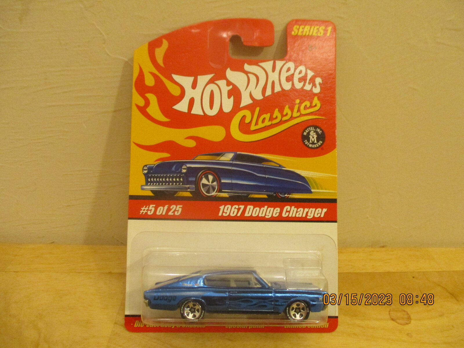 Classics Series 1 2005 1967 Dodge Charger POST 031523 Carded Front