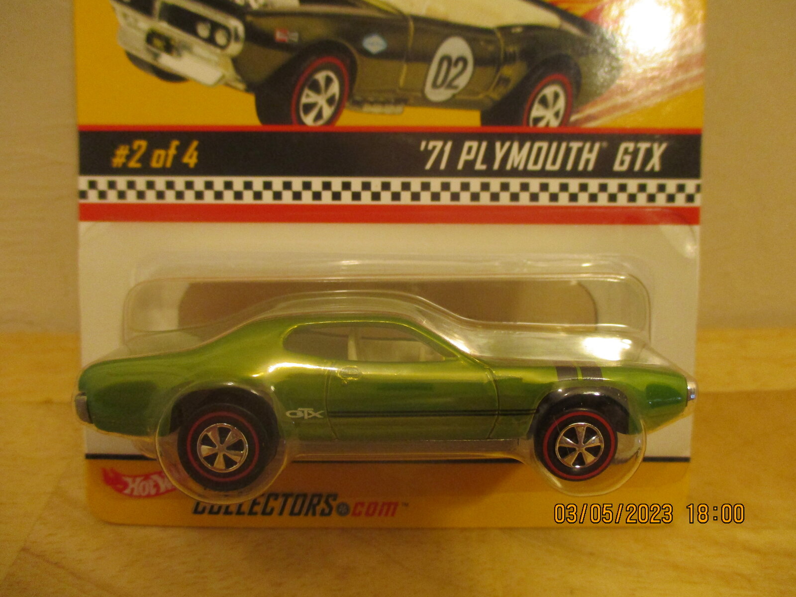 ミニカー Hot Wheels '71 Plymouth GTX Neo-Classics RLC Series 2 2003 71 Plymouth GTX POST 030523 Neo-Classics 2 X 4