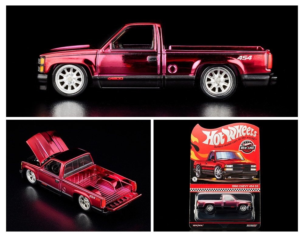 Hot Wheels 1990 CHEVY 454 SS PICKUP TRUCK RLC RED LINE sold CLUB EXCLUSIVE!! NEW!