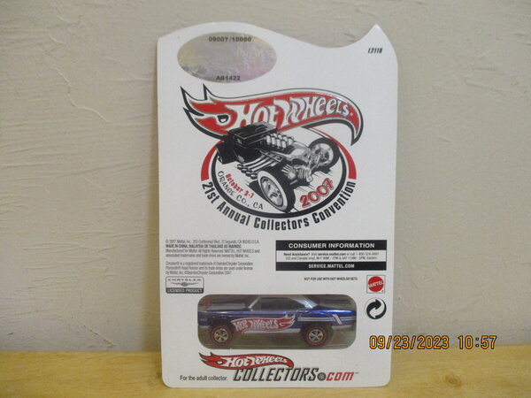 RLC 70 Plymouth Road Runner 21st Collectors 2007 POST 092323 Neo