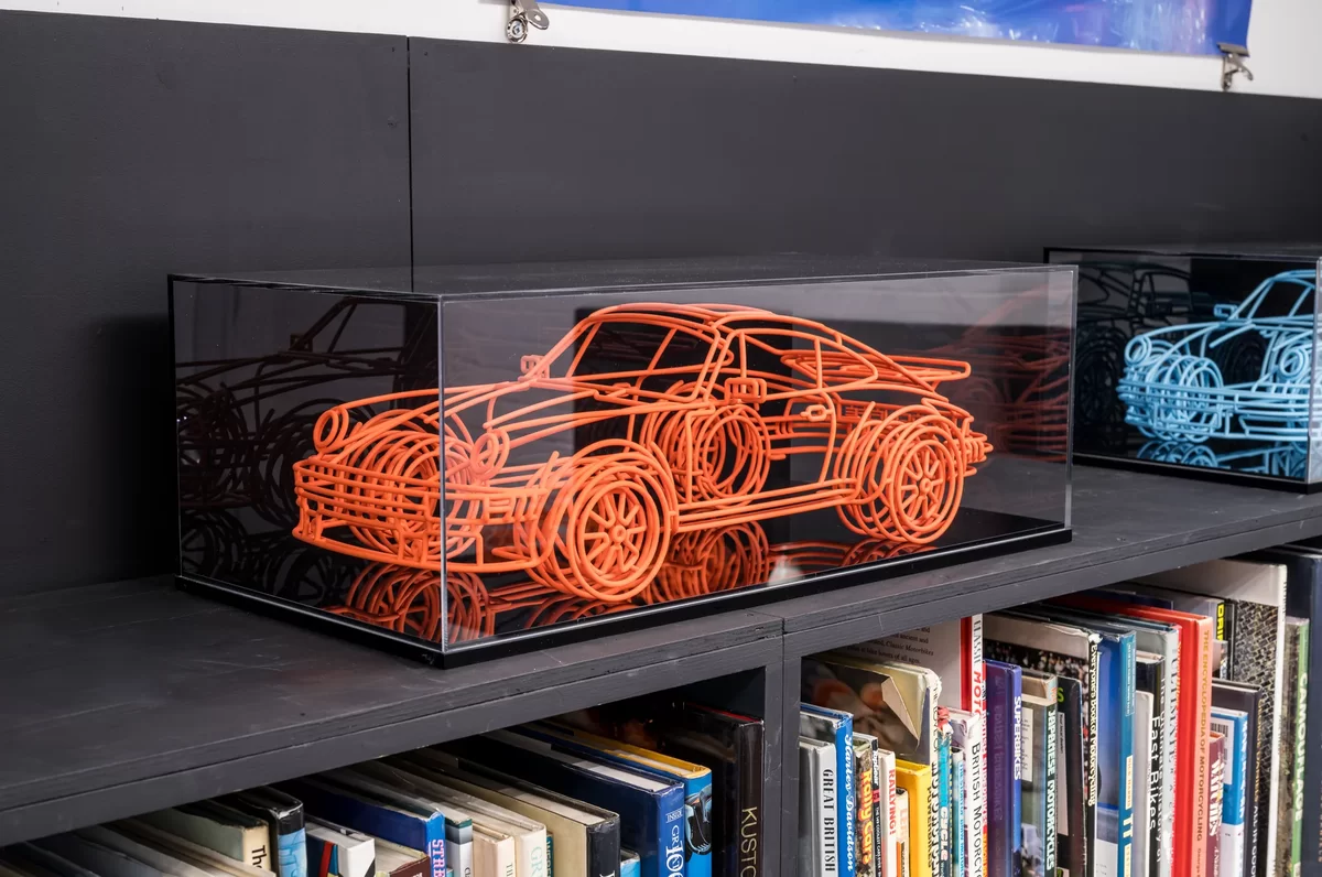 Benedict Radcliffe wireframe sculptures RLC idea - HWC & Premium