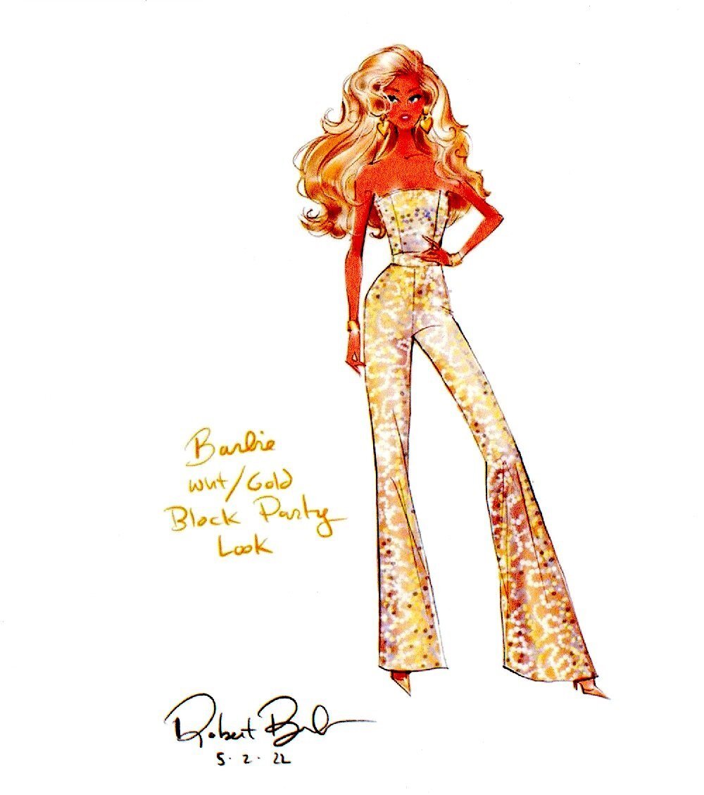 HQ images of Robert Best Barbie sketches Photo Forum Mattel Creations