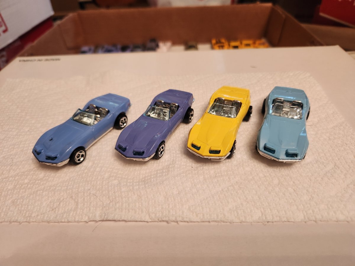 Dyed cars Hot Wheels Customs Mattel Creations