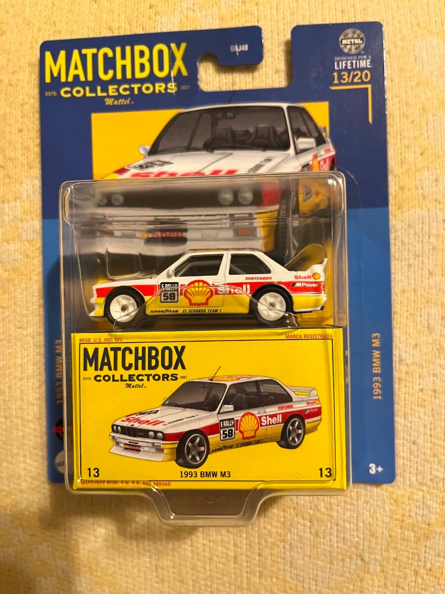 Matchbox 1993 BMW E30 M3 Comparison: Mattel Creations vs Matchbox