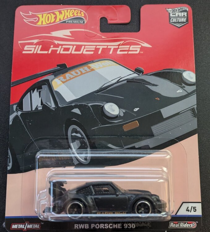 The New release of the Hot Wheels Silhouettes RWB Porsche 930