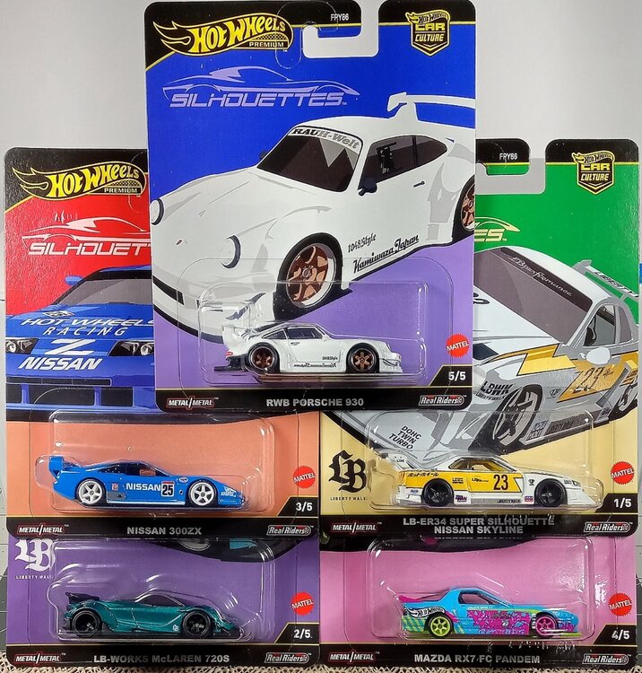The New release of the Hot Wheels Silhouettes RWB Porsche 930