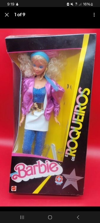 RARE NIB Vintage Estrela Brazil Baile De Mascaras Barbie Doll