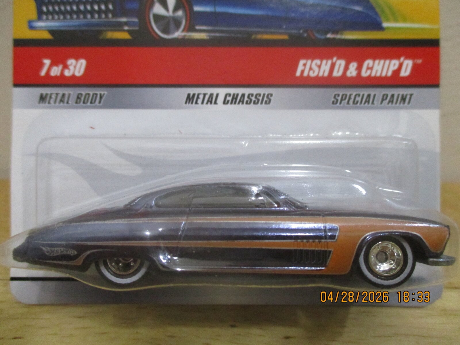 Classics Series 5 Fish'd & Chip'd Black Chase 7 X 30 Closeup Fishd