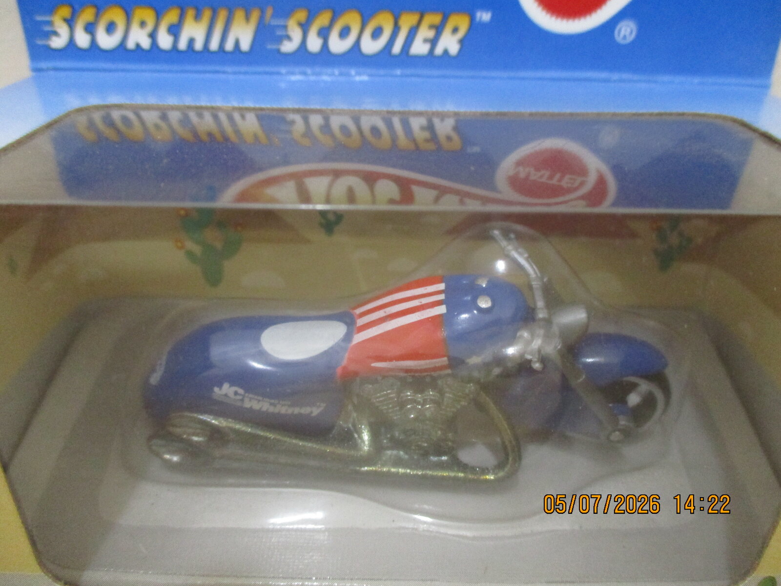 JC Whitney Scorchin Scooter Red White Blue 2000 Boxed Promo