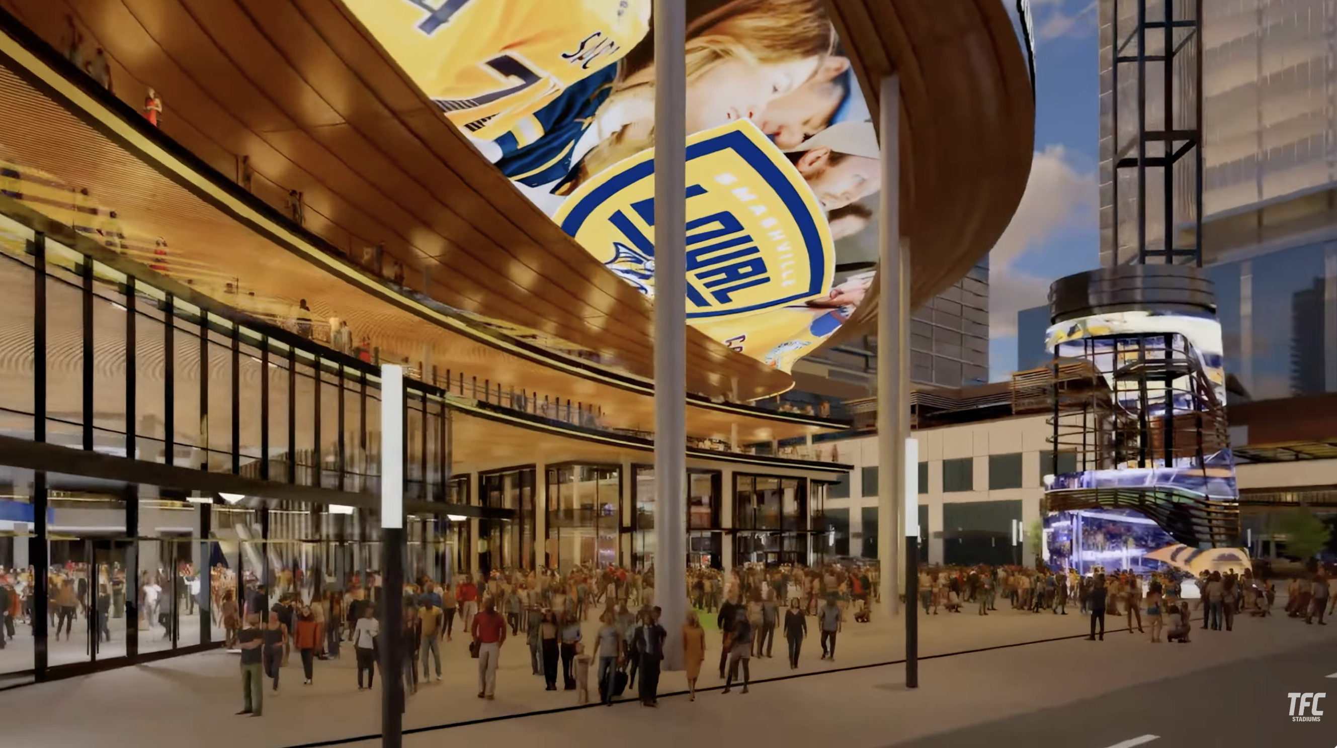 Bridgestone Arena: further development of property - Nashville