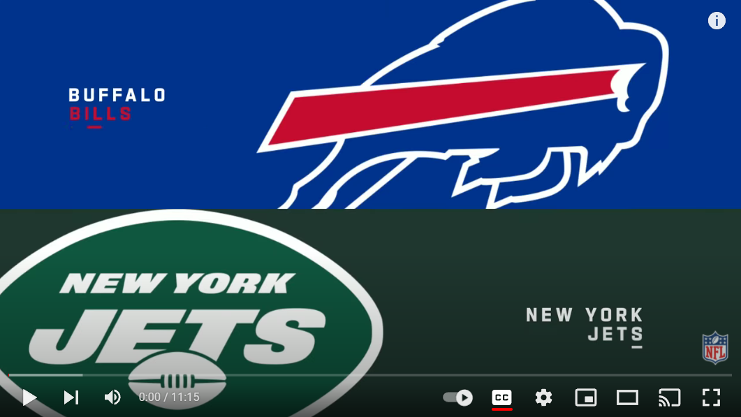 Buffalo Bills @ New York Jets