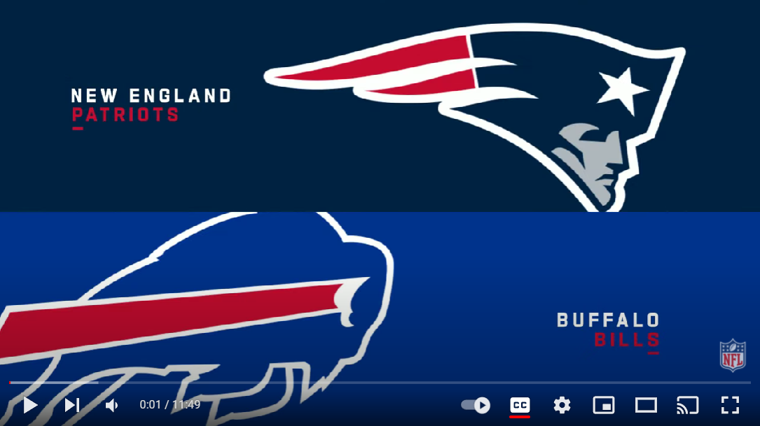 New England **Patriots @ Buffalo Bills