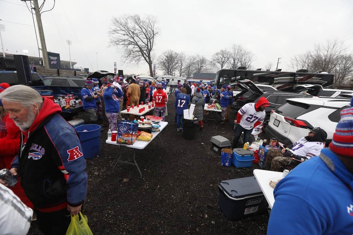 Bills Fans Tailgating At The AFC Divisional Round Game At Highmark bills-fans-tailgating-at-the-afc-divisional-round-game-at-highmark