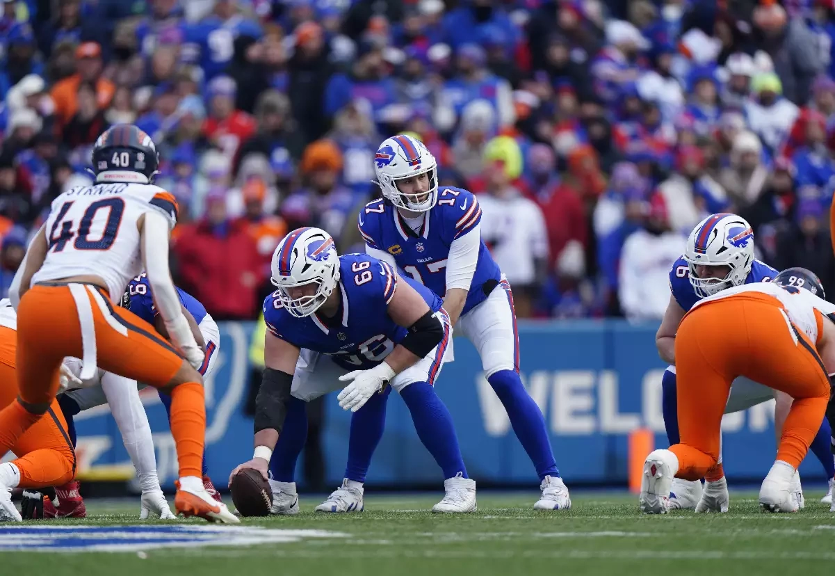Josh Allen, the thinking fan's MVP, confidently under Center as he waits for this 2nd quarter snap. - 2024 Buffalo Bills - Bills Fans