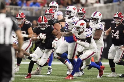 The Bills D Had Few Answers For Bijan Robinson Who Ran For 170 Yds.
