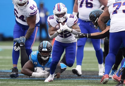 Ray Davis got a few carries too, but who really noticed?