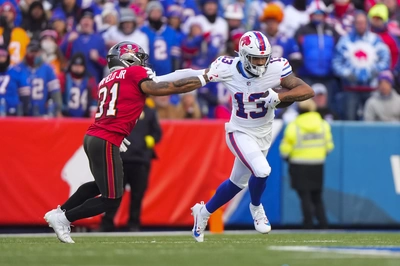 History repeats itself as WR Gabe Davis is back in action for the Bills. Ironically, this 2nd half catch was made against a DB named Antione Winfield.