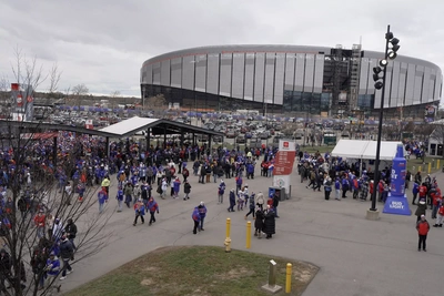 A sweet taste of foreshadowing as Bills fans head into the game, next year they'll be facing the other direction and heading for our brand new home.