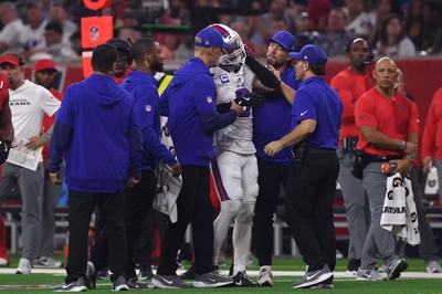 Terrell Bernard Was Injured While Stopping Chubb For Minus One Yard