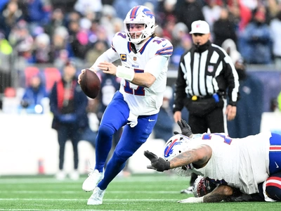 Josh Takes Off Running While Dion Tries to Press The Air Out of a Pats* Prone Player