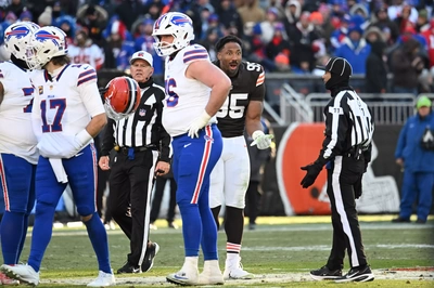 Miles Garrett Was Incredulous For Not Getting a Penalty on Dion Dawkins. Hats Off to Dion!