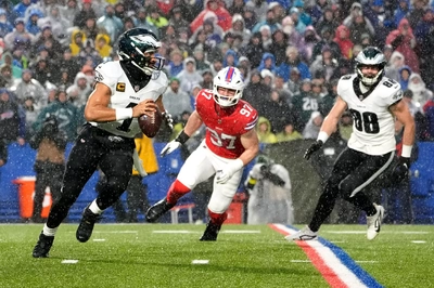 Jalen Hurts Was Very Elusive in Escaping The Bills D including Joey Bosa For Most of The Game