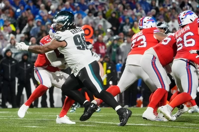 One of 5 sacks the Bills gave up. Josh should get combat pay for this game.